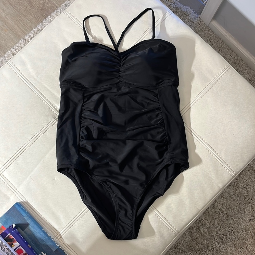 Bounceback by Motherhood Size Large Black Swimsuit
